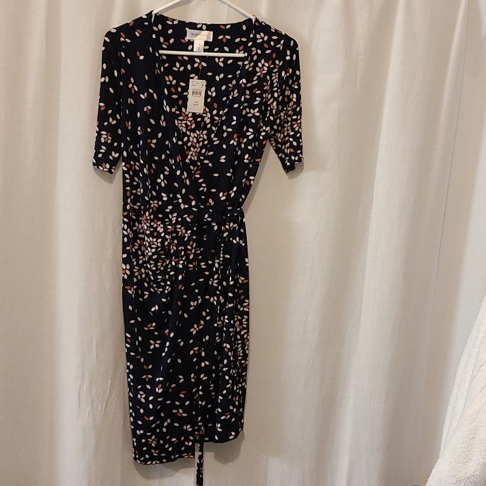 NWT Motherhood Maternity wrap dress size S